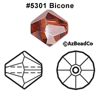 Swarovski #5301 Original Faceted Bicones - Austrian Crystal