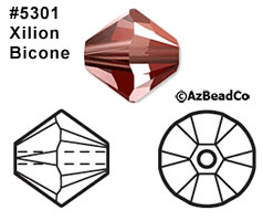Swarovski #5328 Xilion Bicone - Austrian Crystal