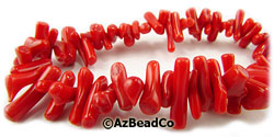 Red Coral Beads - Cuppolini