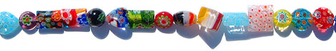 Millefiori Glass Beads