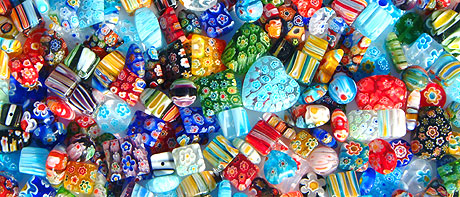 Millefiori Glass Beads