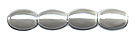 Pearlized Magnetic Hematite 4x7  Melon Beads