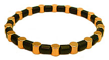 Gibraltar Magnets - Gold 100s and Black 200s used together to form a bracelet.  The Gibraltar 200's can only be used with the 100s.