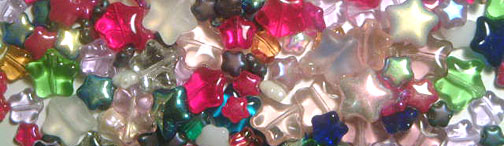 Czech Glass beads - Star Mix
